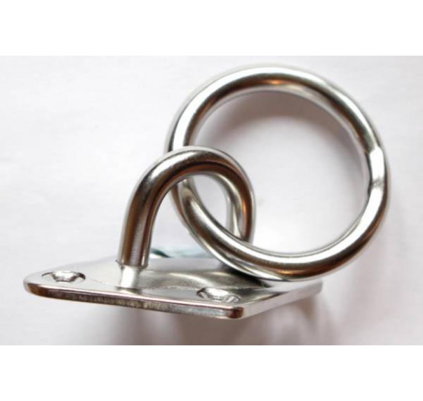 Diamond Base Pad Eye Plate with Ring Rope Services Direct